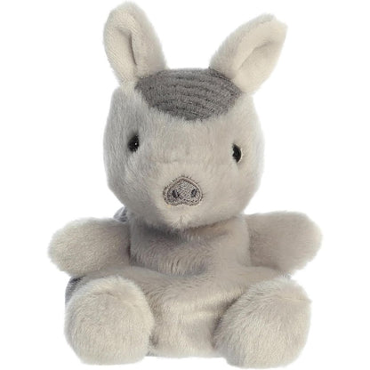 Front view thumbnail of the cute Antonia Armadillo plush sitting straight, highlighting its symmetrical face and outspread tiny arms.