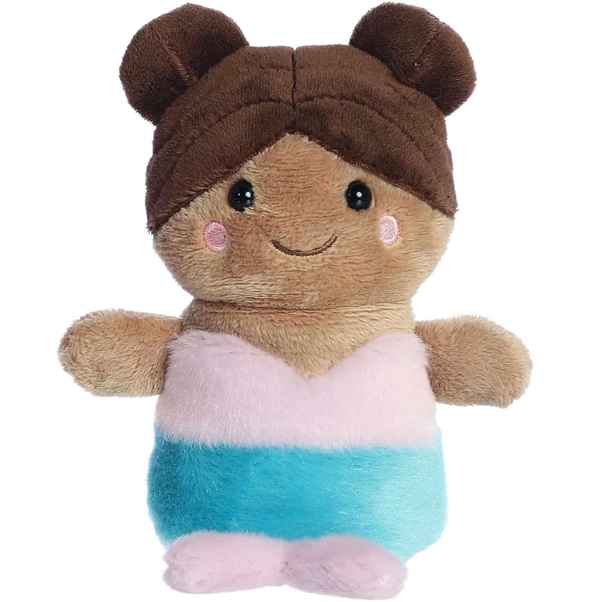 A close-up front portrait thumbnail of the Oceana Mermaid plush showcasing her sweet embroidered smile, blushing cheeks, and outstretched arms.