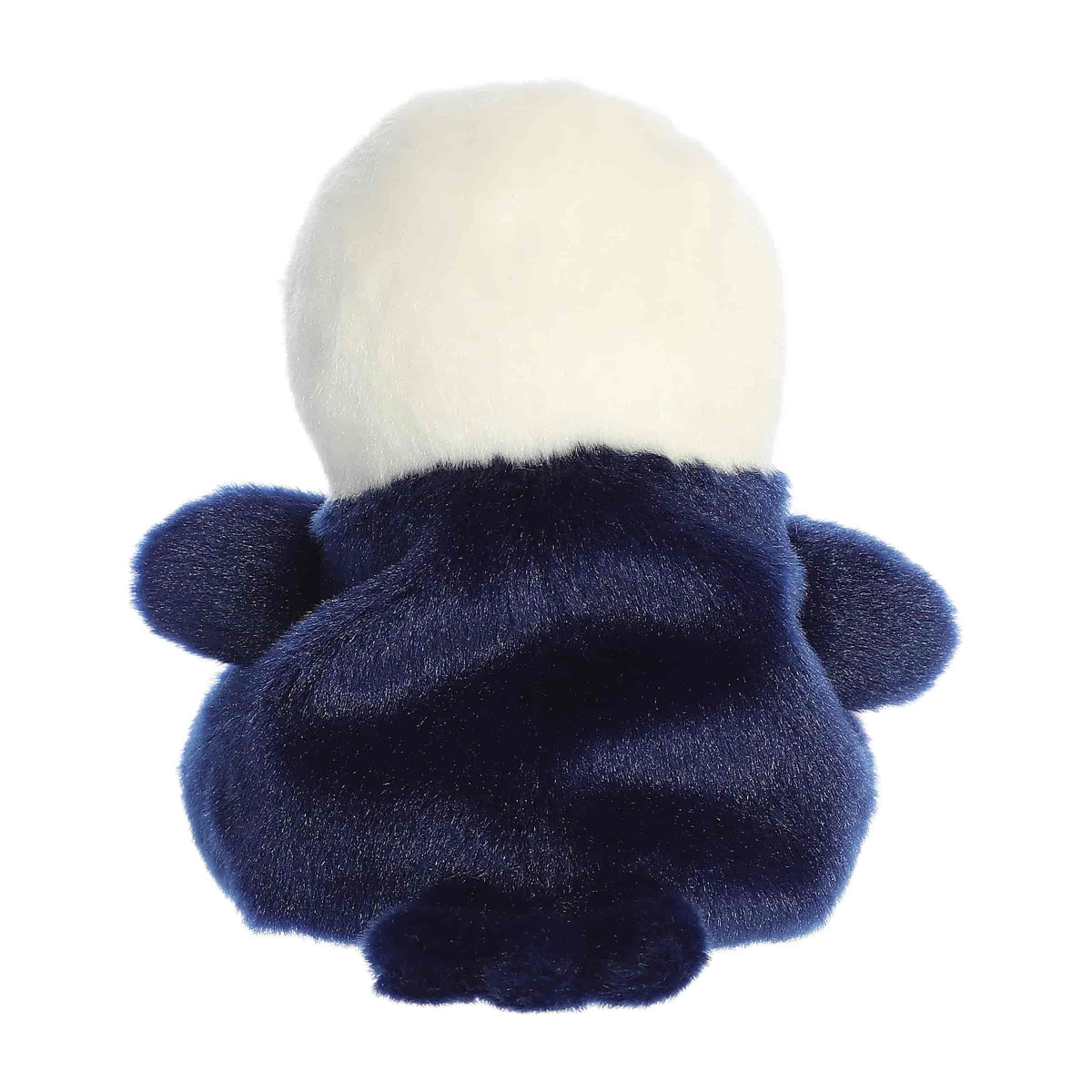 Back view of the dark blue and white Palm Pals Americana eagle stuffed toy.
