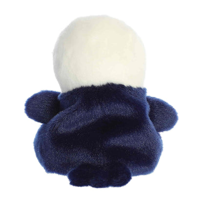 Back view of the dark blue and white Palm Pals Americana eagle stuffed toy.