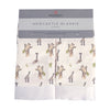 Hungry Giraffe Bamboo Muslin Security Baby Blankie