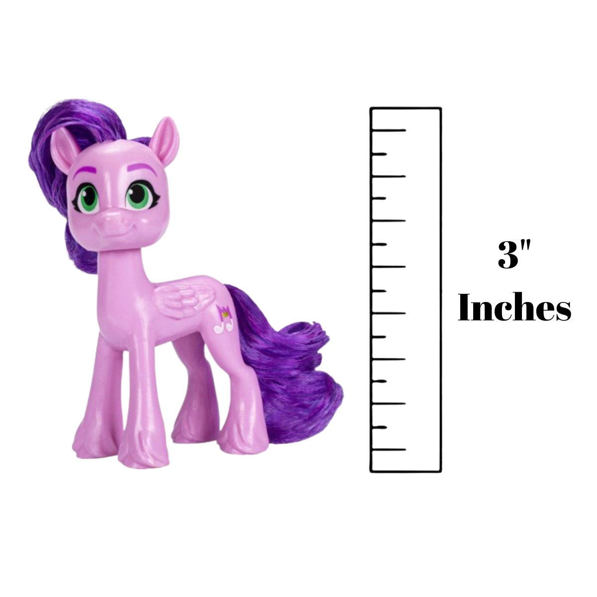 My Little Pony: A New Generation 3" Inch Mini Pony Friends Toy Figure, Princess Petals