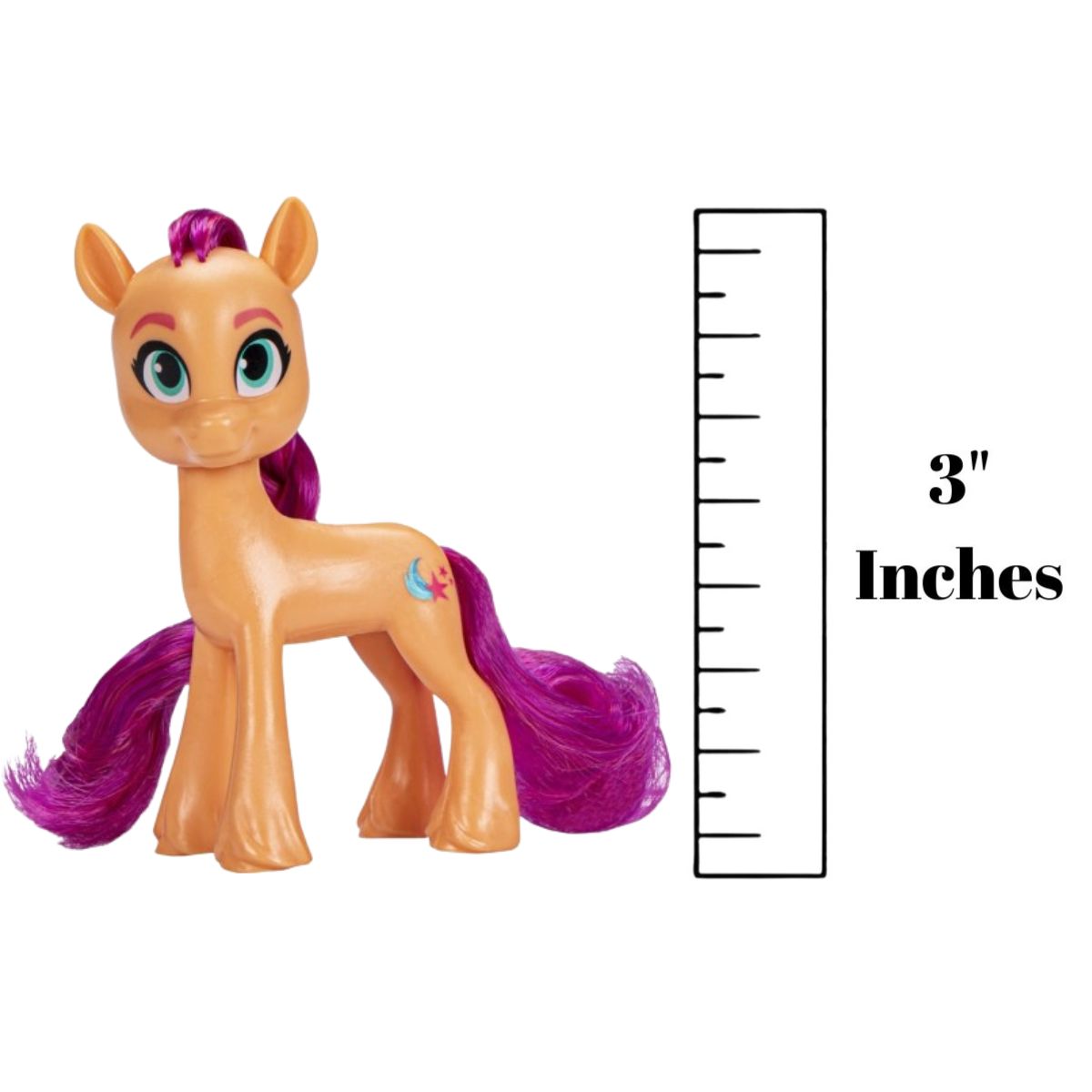 My Little Pony: A New Generation 3" Inch Mini Pony Friends Toy Figure, Sunny Starscout
