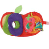 World of Eric Carle, The Very Hungry Caterpillar 4 Inch Activity On the Go Apple and Caterpillar Plush Toy