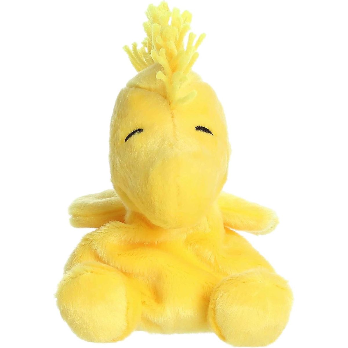 Front view thumbnail of the cute Woodstock plush sitting straight, highlighting his tiny yellow wings and sweet facial features.