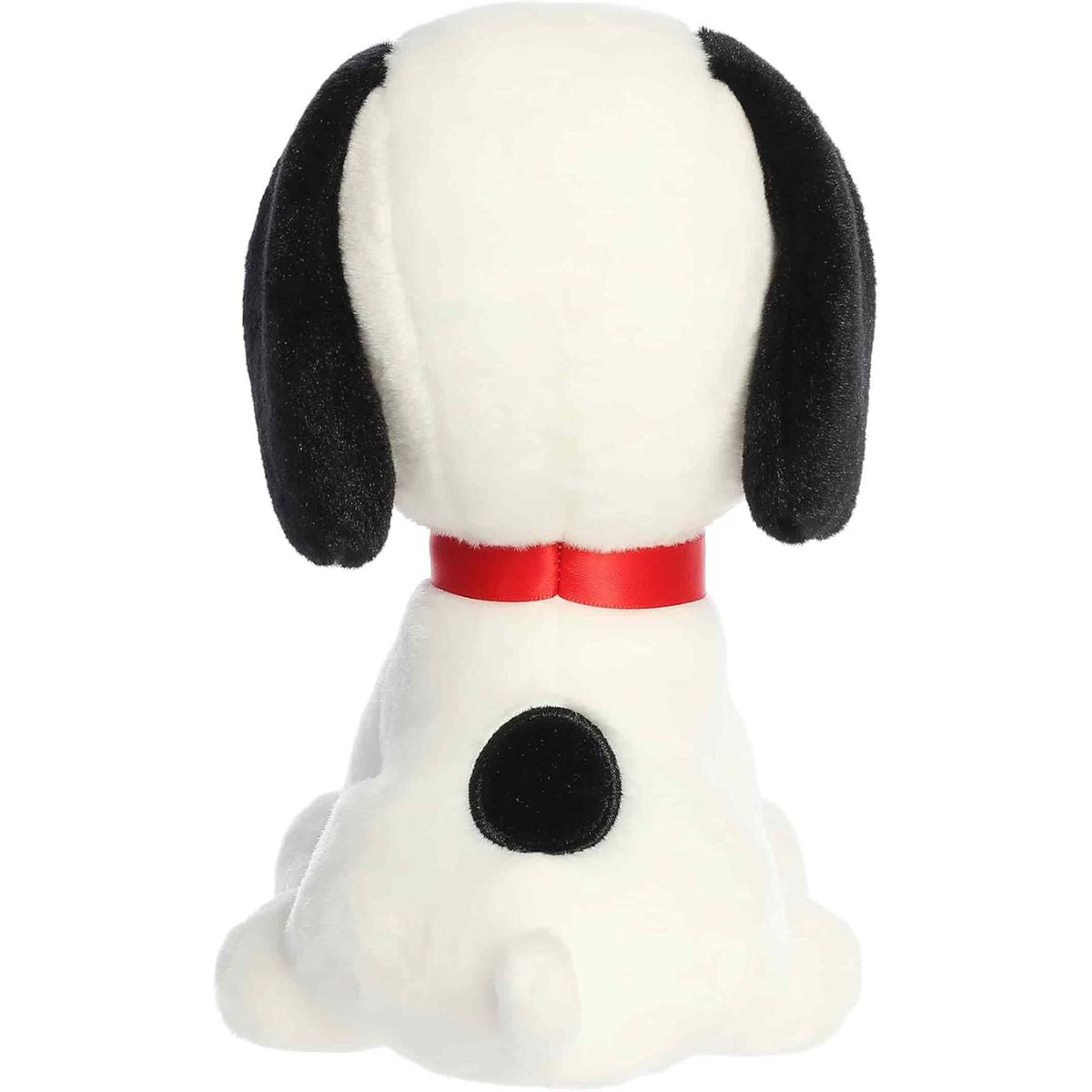 Rear view thumbnail of the Snoopy plush displaying his clean white plush back with his signature round black beagle spot.