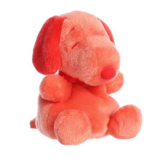 Aurora® Palm Pals™ Peanuts Snoopy Color Collection™ 5 Inch Stuffed Animal Toy, Red