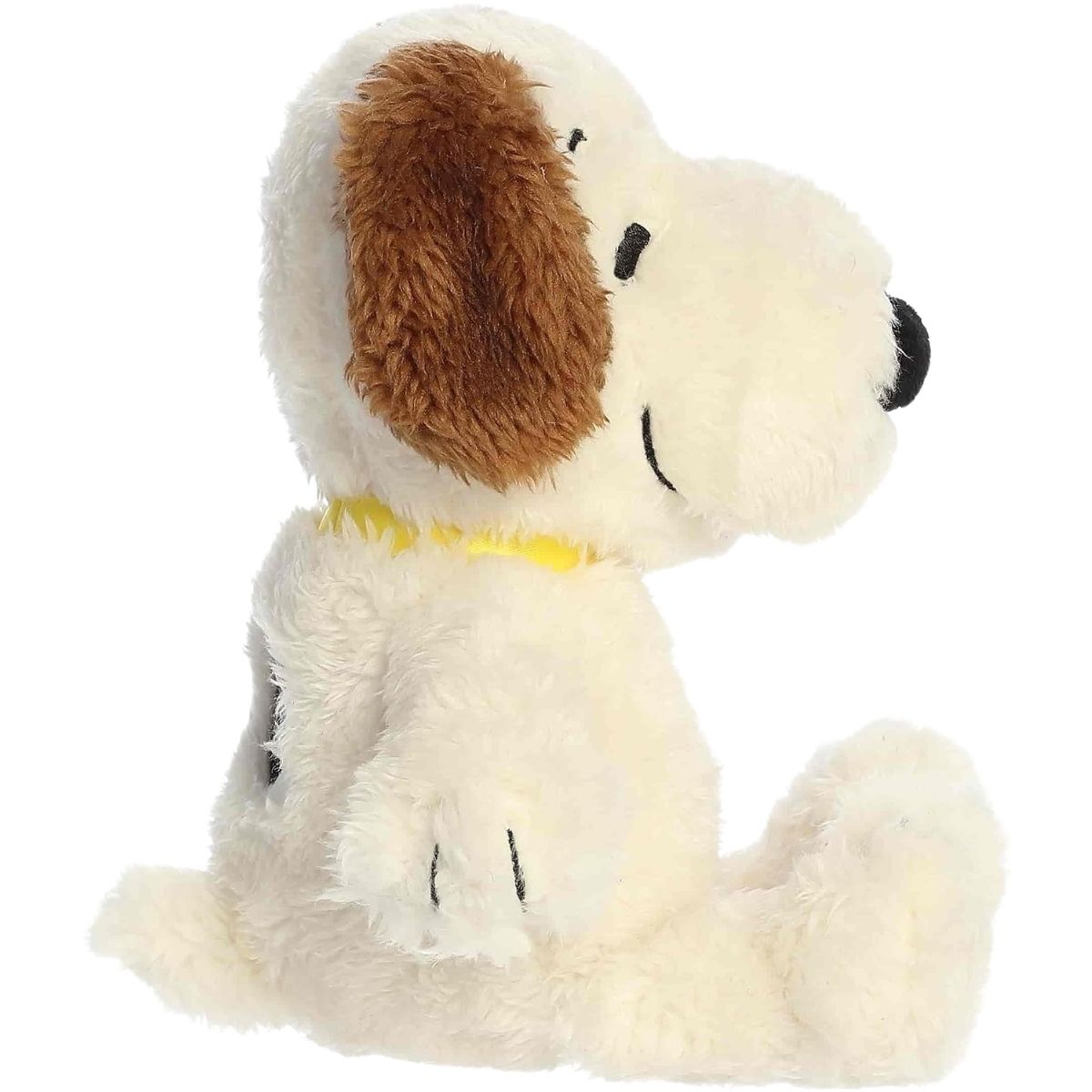 Side profile view thumbnail of the 8-inch Andy plush showcasing his shaggy brown ear, snout profile, and soft seated posture.