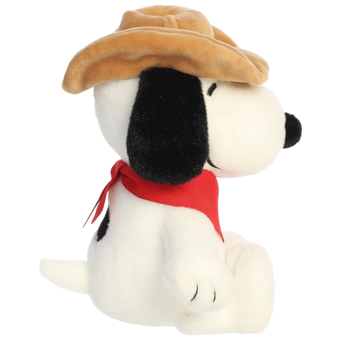 Side profile thumbnail of the Cowboy Snoopy plush toy highlighting his upright posture and iconic beagle silhouette.