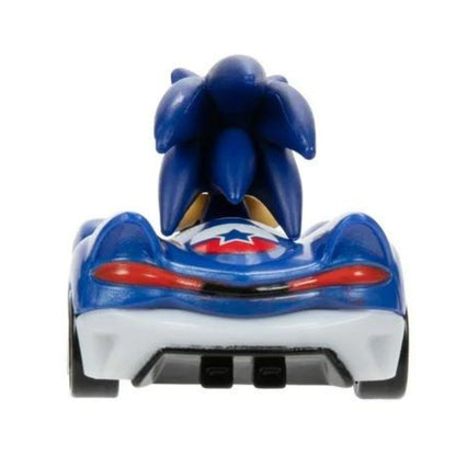 Sonic the Hedgehog 1:64 Die-Cast Vehicle 2.5" Inch, Sonic Speed Star (V2)