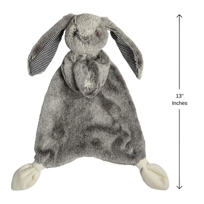 13-inch Mary Meyer bunny security blanket with a plush head and soft, floppy body.