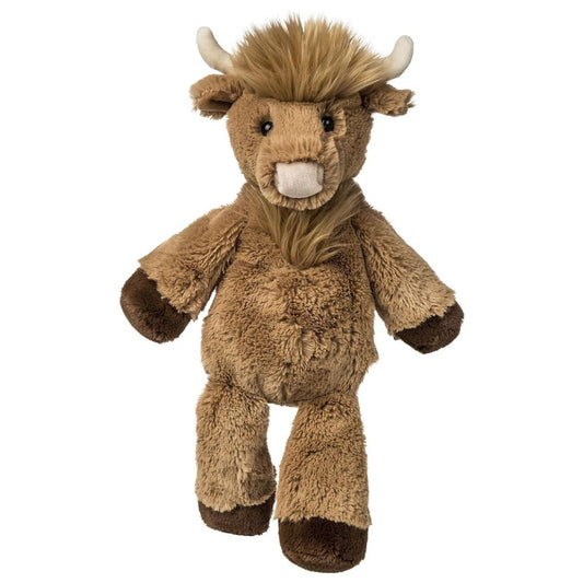 Mary Meyer Marshmallow Hagrid Highland Cow 13-inch ultra-soft brown stuffed animal.