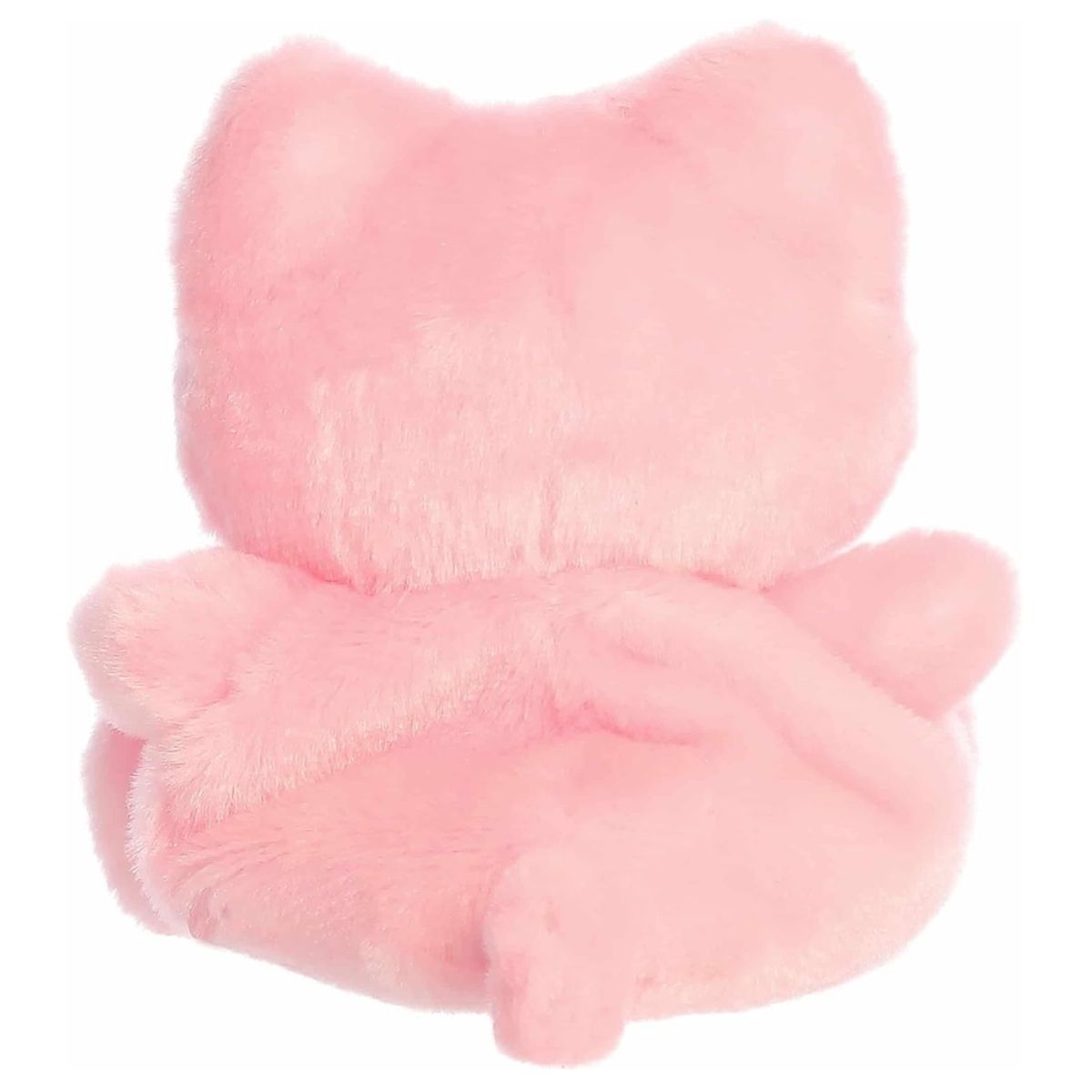 The rear thumbnail view of the pink Aurora licensed Meowchi toy displaying its smooth plush back and a tiny pointed cat tail.
