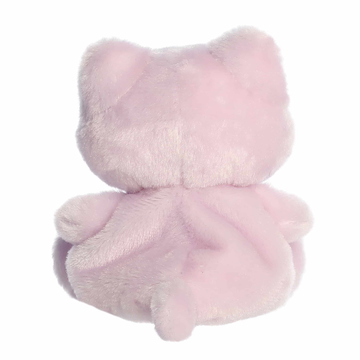 The rear thumbnail view of the lavender Aurora licensed Meowchi toy displaying its smooth plush back and a tiny pointed cat tail.