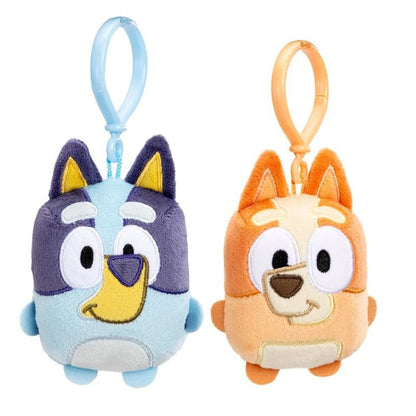 Bluey Mini Plush Backpack Clip Toy, Bluey & Bingo Set