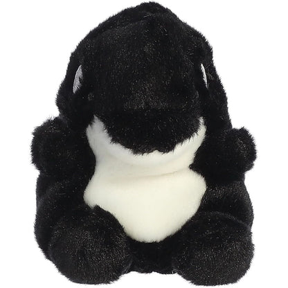 Aurora® Palm Pals™ Aquatic Duo 5" Inch Plush Set, Clicks Dolphin & Juneau Orca