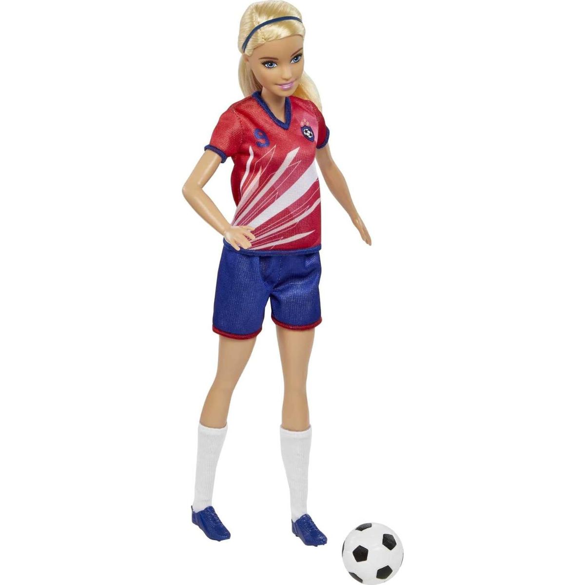 Barbie You Can Be Anything Soccer Fashion Doll, Blonde