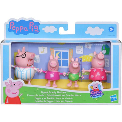 Peppa Pig Peppa's Family Bedtime Figure 4-Pack Toy