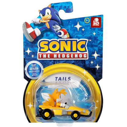 Sonic the Hedgehog 1:64 Die-Cast Vehicle 2.5" Inch, Tails Whirlwind Sport