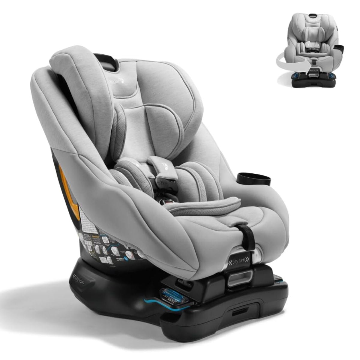 Baby Jogger City Turn Rotating Convertible Car Set, Paloma Greige