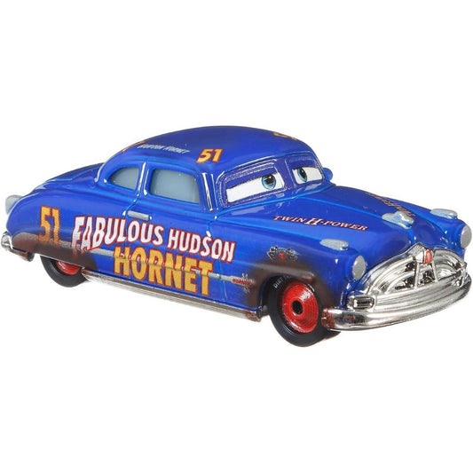 Disney Pixar Cars 3 Character Scale 1:55 Die-Cast Car Vehicle, Dirt Track Fabulous Hudson Hornet