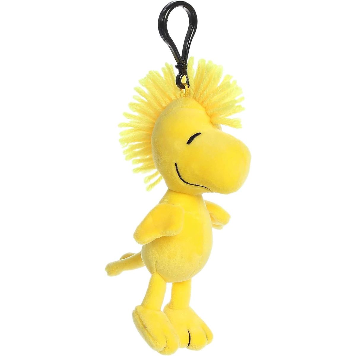 Aurora® Peanuts Woodstock 5 Inch Clip On Keychain Plush Stuffed Animal