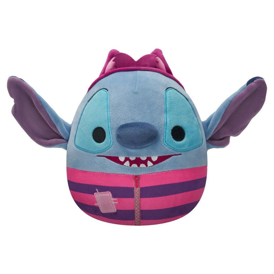 Squishmallows Official 8-Inch Disney Stitch, Alice in Wonderland Cheshire Cat Costume Plush Toy