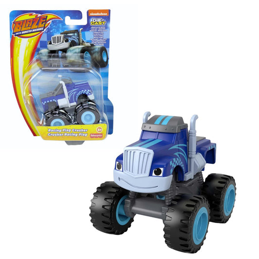 Fisher-Price Nickelodeon Blaze and the Monster Machines Diecast Vehicle, Racing Flag Crusher