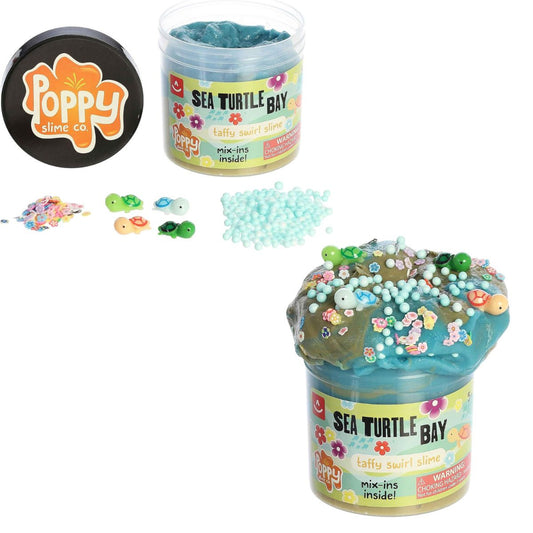 Aurora Toys Poppy Slime Co. Sea Turtle Bay Taffy Swirl Slime