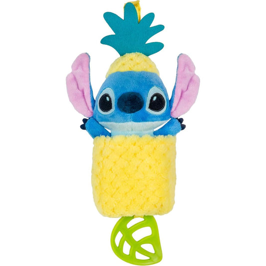Disney Baby Stitch 12 Inch On-the-Go Pulldown Soft Activity Ziggle Teether Toy