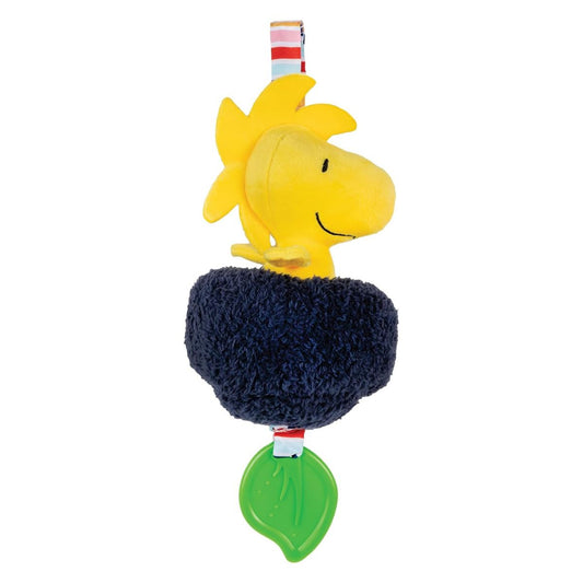 Peanuts Woodstock 12 Inch On-the-Go Pulldown Soft Activity Teether Toy