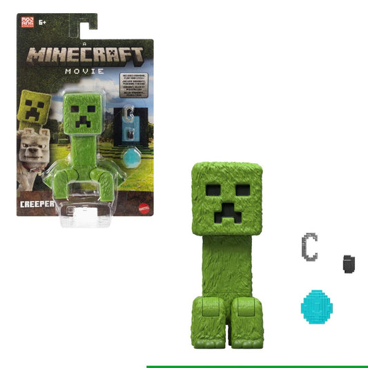 Mattel A Minecraft Movie 4" Inch Creeper Action Figure & Accessories