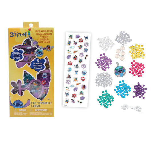 Tara Toys Disney Stitch Charm Bracelet Activity Set, 408 Pieces