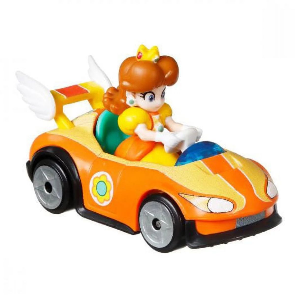 Mattel Hot Wheels Mario Kart Princess Daisy Wild Wing Die-Cast Vehicle 1:64 Scale