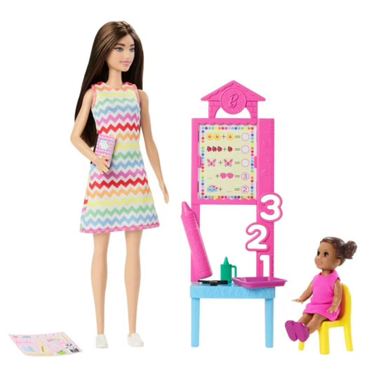 Barbie You Can Be Anything, Brunette Teacher Playset