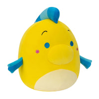Squishmallows Official 10-Inch Disney The Little Mermaid, Flounder Plush Toy