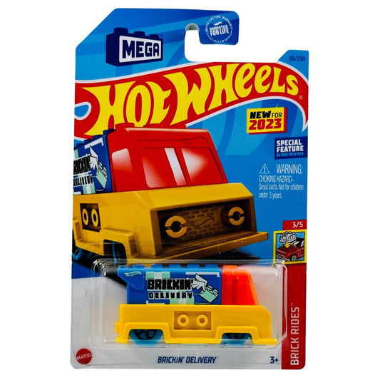 Hot Wheels MEGA Brickin Delivery, Brick Rides 3/5, Scale 1:64