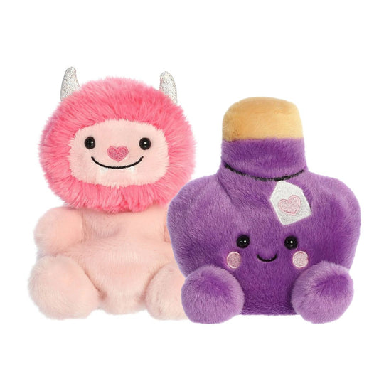 Aurora® Palm Pals™ Love Duo 5" Inch Plush Set, Susan Love Monster & Naya Love Potion
