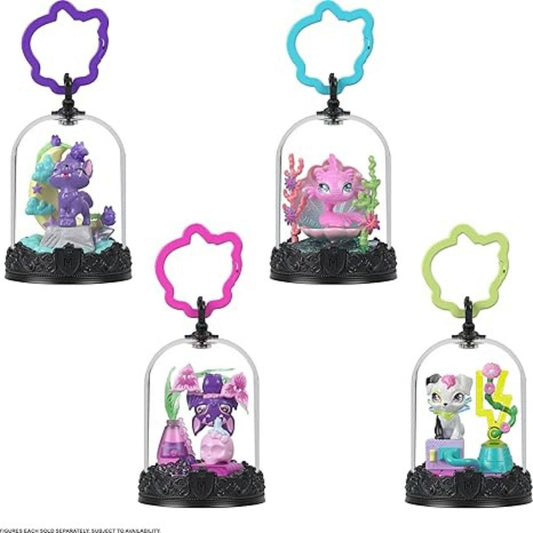 Monster High Pet Animal Terrarium On the Go Keychain, 1 Random Keychain