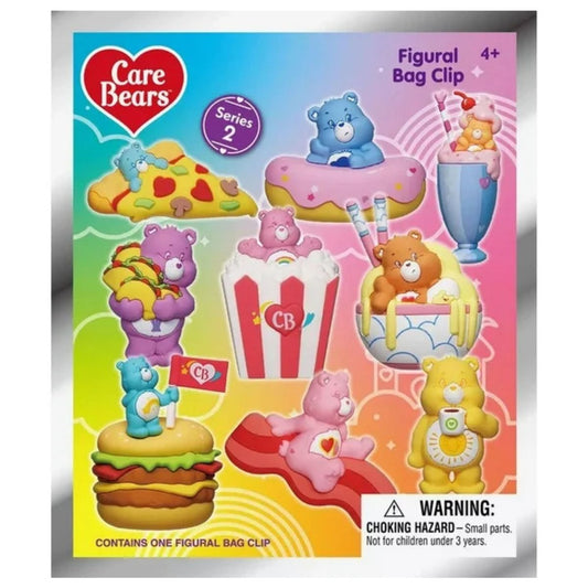 Monogram Care Bears 3D Foam 1 Random Blind Bag Clip Key Ring, Series 2
