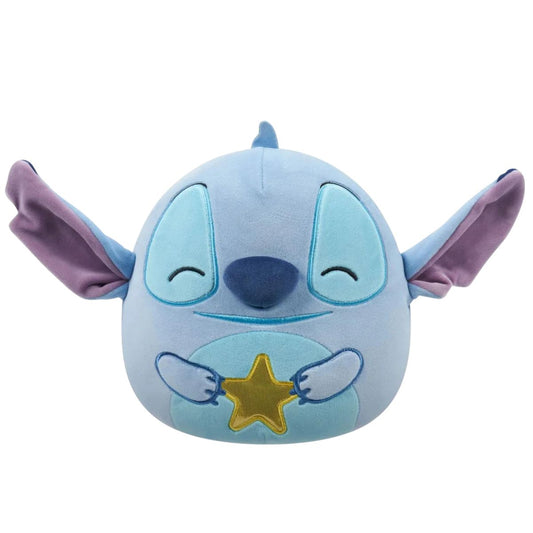 Squishmallows Official 8-Inch Disney Stitch with Starfish Plush Toy