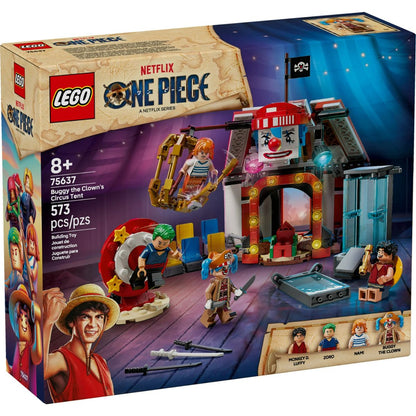 LEGO® ONE PIECE Buggy the Clown’s Circus Tent Building Kit 75637, 573 Pieces