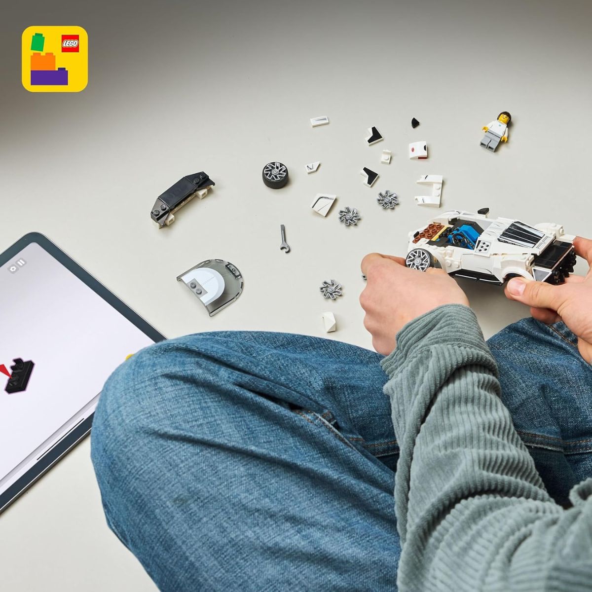 LEGO® Speed Champions Bugatti Centodieci Hyper Sports Car Building Kit 77240, 291 Pieces