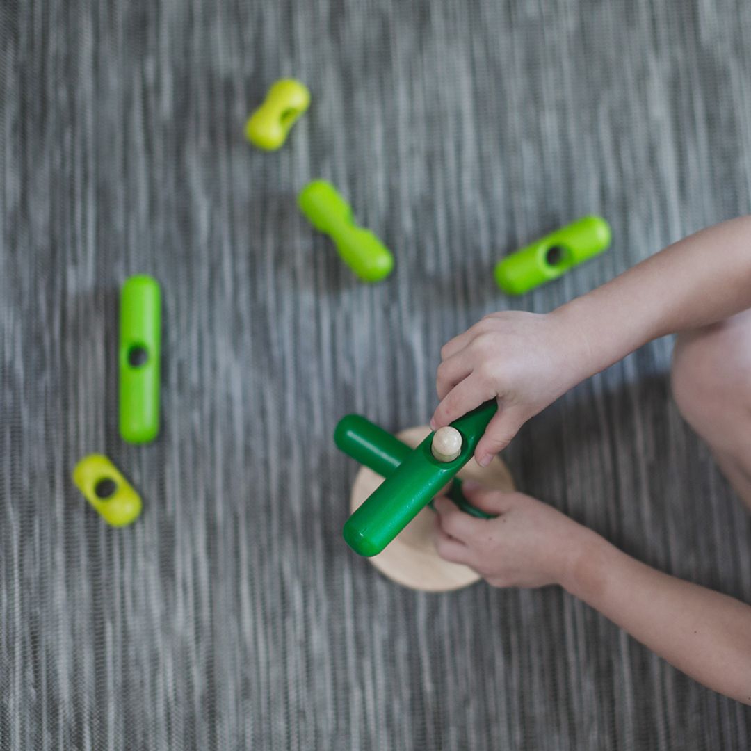 PlanToys® 9 Piece Wooden Stacking Tree