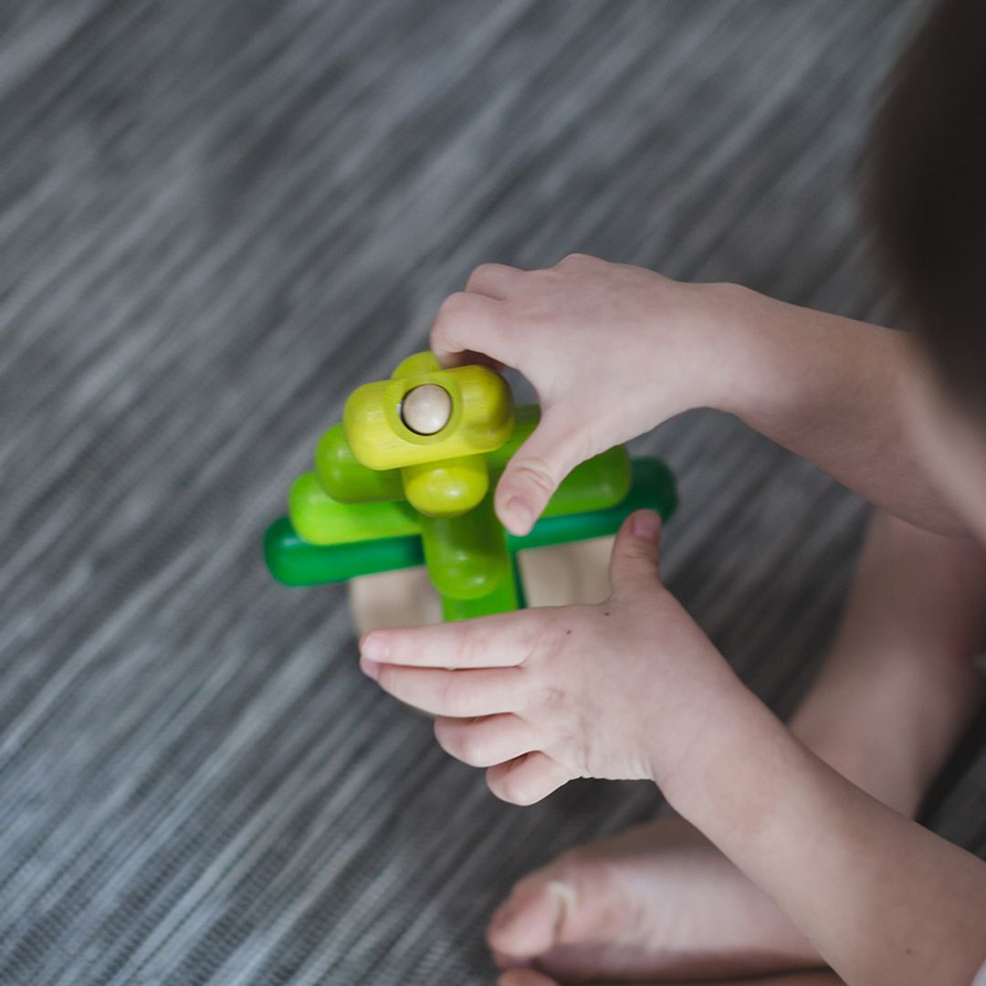 PlanToys® 9 Piece Wooden Stacking Tree