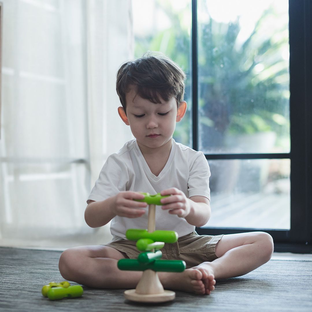 PlanToys® 9 Piece Wooden Stacking Tree