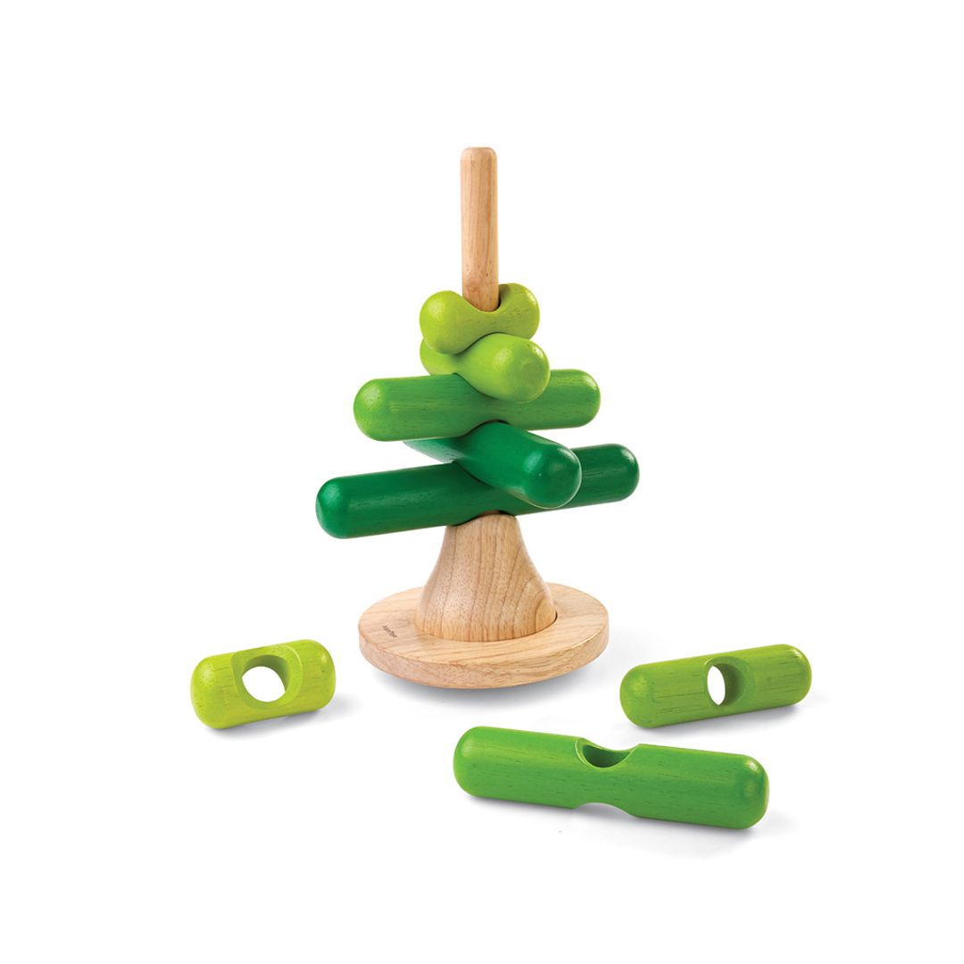 PlanToys® 9 Piece Wooden Stacking Tree
