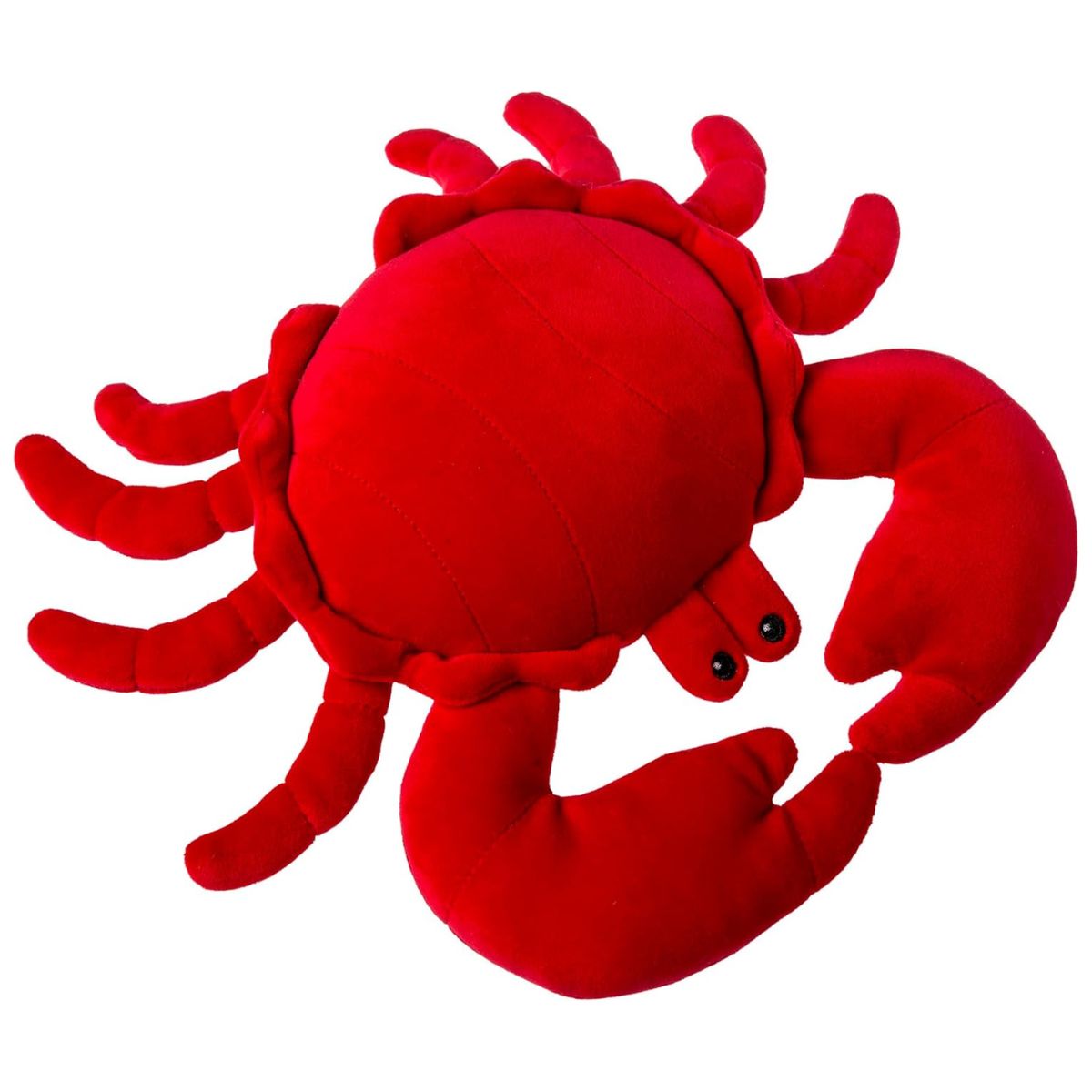 Mary Meyer Smootheez Crab 8-inch ultra-soft squishy stuffed animal in vibrant red.