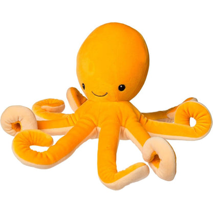 Mary Meyer Smootheez Octopus 8-inch ultra-soft squishy stuffed animal in bright orange.