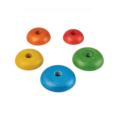 PlanToys Wooden Stacking Ring Bear - Eco-Friendly Baby Toy